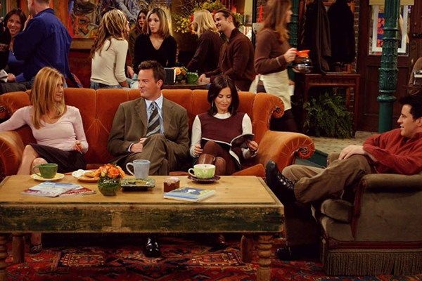 The Central Perk Orange Sofa in Friends – A History of Culture in 100 Sofas (No. 7)