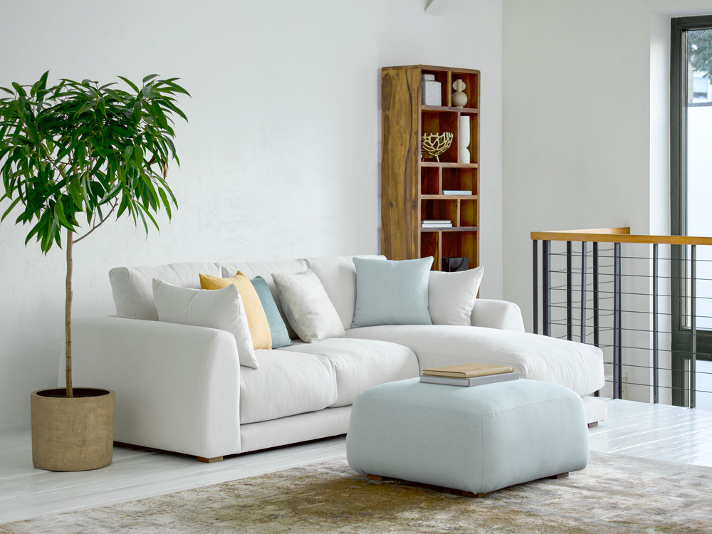 How to style an L-shape sofa