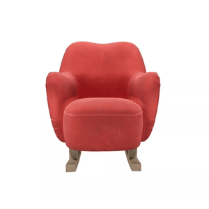 Ginger Rocking Chair in Wild Raspberry Smart Velvet