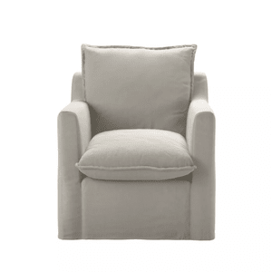 Anders Armchair in Stoneware Easy Cotton