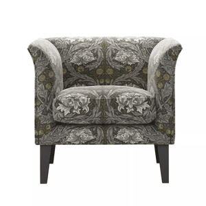 Fingal Armchair in African Marigold Velvet Iron by William Morris At Home